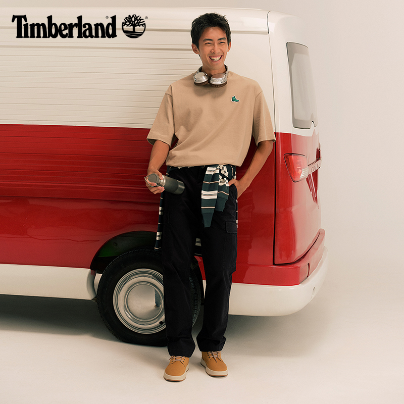 Timberland添柏岚官方男鞋24新款中帮板鞋休闲鞋舒适轻便|A5PRV - 图1