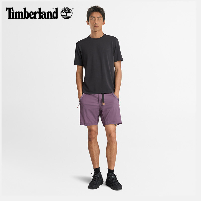 Timberland添柏岚官方男装POLARTEC快干短袖T恤夏休闲透气|A4215