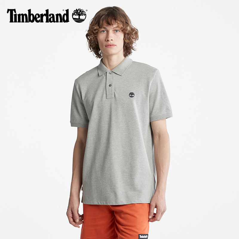 Timberland添柏岚官方男装短袖POLO衫24夏新款休闲商务宽松|A62T5 - 图2