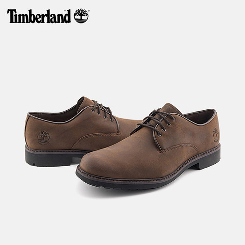 Timberland添柏岚官方男鞋皮鞋防水透气轻便休闲商务通勤|5550R - 图2