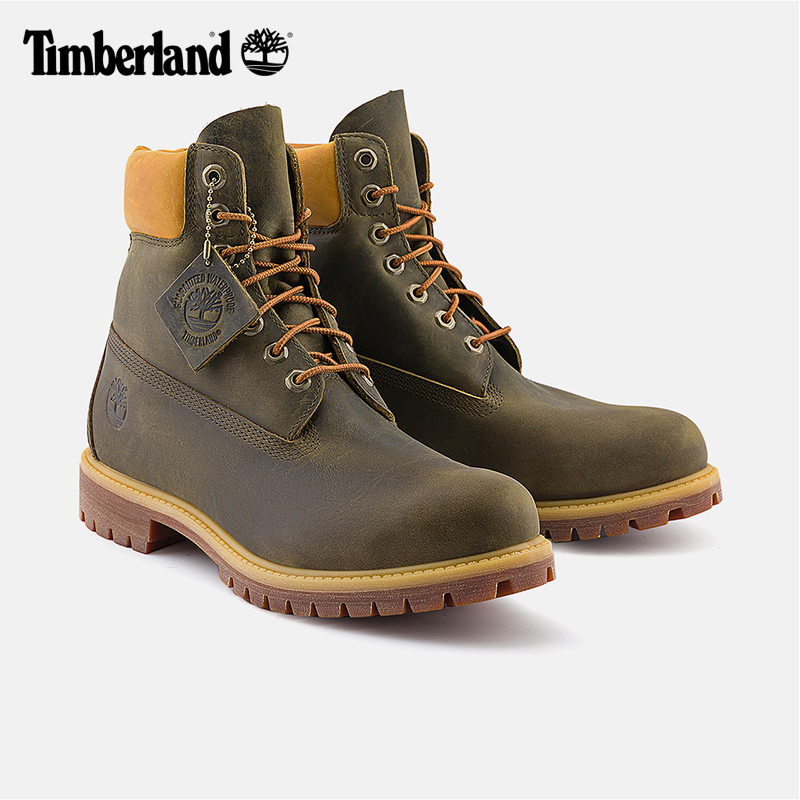 Timberland添柏岚官方男鞋高帮靴春季户外保暖防水皮革|A6291 - 图0