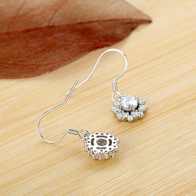 丘比恋钻石美人925银套装项链耳环 丘比恋项链