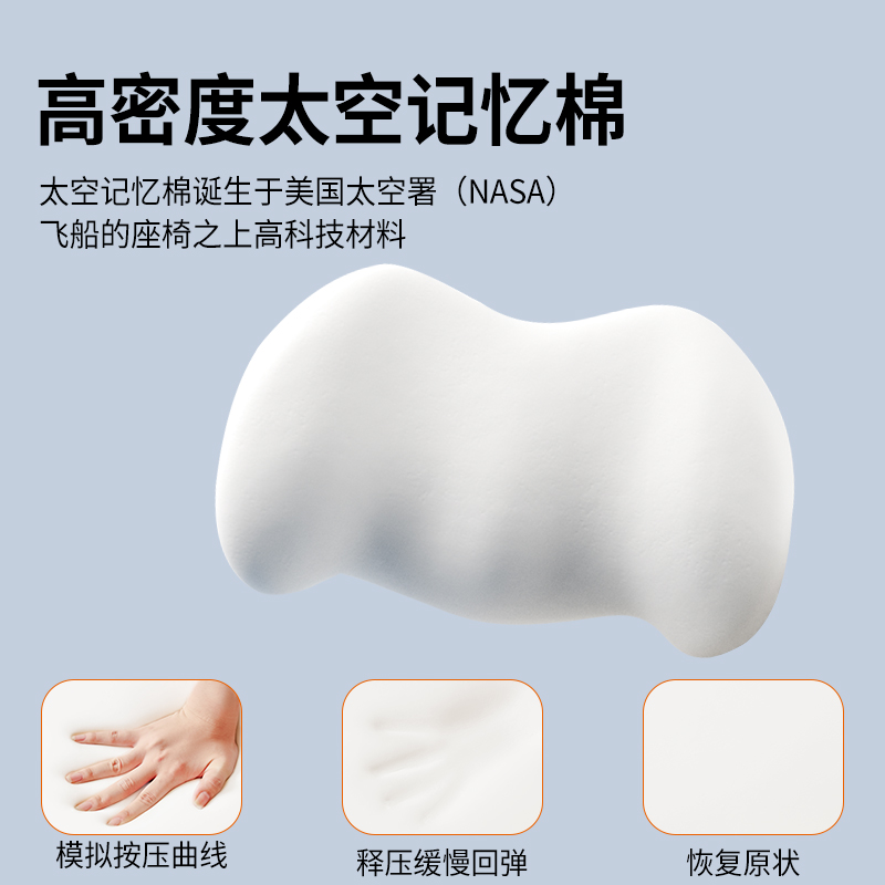 腰靠腰枕靠垫座椅腰部支撑腰托护腰工位久坐神器办公室椅子靠背垫 - 图3