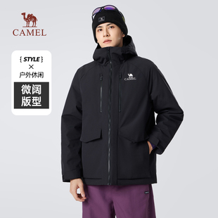 骆驼夹克棉服工装棉衣外套