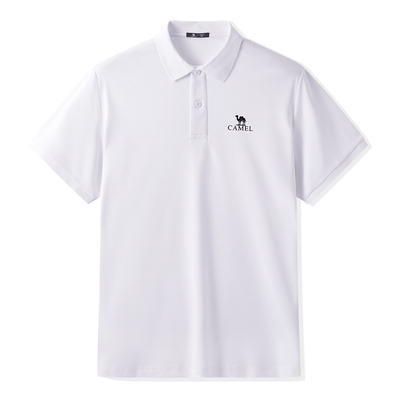 骆驼夏季速干运动短袖polo衫