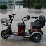 Электрические трициклы для пожилых людей Новые маленькие и пожилые двойные электрические электрические батареи.