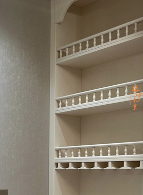 东阳木雕实木酒柜围栏配件