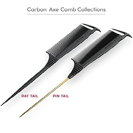 RED by Kiss Carbon Axe Comb Parting Comb Anti Frizz Heat Res - 图2