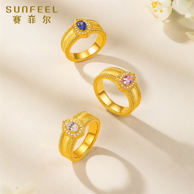 赛菲尔黄金戒指中古时光足金莫桑石鸽子蛋欧美范送女友生日礼物,淘宝优惠券,粉丝福利购,淘宝优惠卷