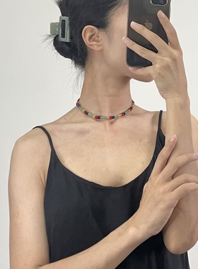 游园惊梦！风格界限感玉石项链