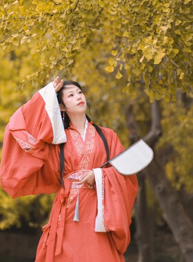 紫竹仿革丝扇子长柄异形刀扇汉服走秀拍照道具遮面扇古风复古扇