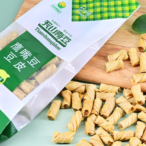 直采天山奇豆鹰嘴豆皮腐竹片纯素食新疆木垒特产 - 图3