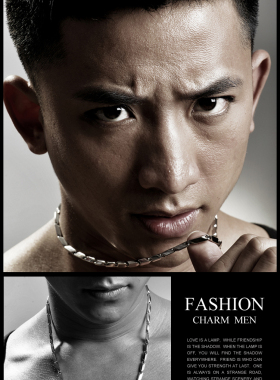 钛钢男士霸气风龙骨韩版情侣链子