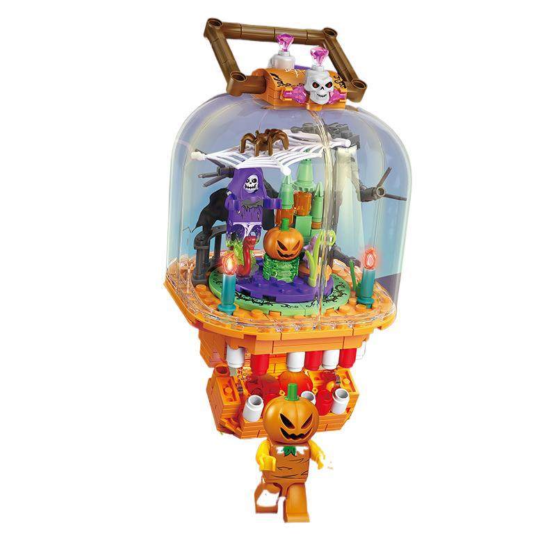 儿童玩具森宝积木万圣节整蛊夜平安夜南瓜车僵尸拼搭玩具,淘宝优惠券,粉丝福利购,淘宝优惠卷