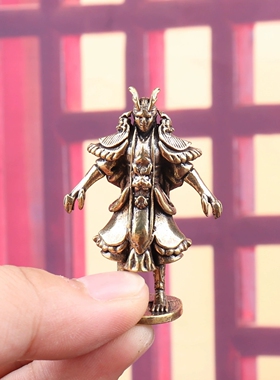 纯铜哪吒2魔童闹海东海龙王敖广摆件手办人偶雕像玩具工艺品装饰