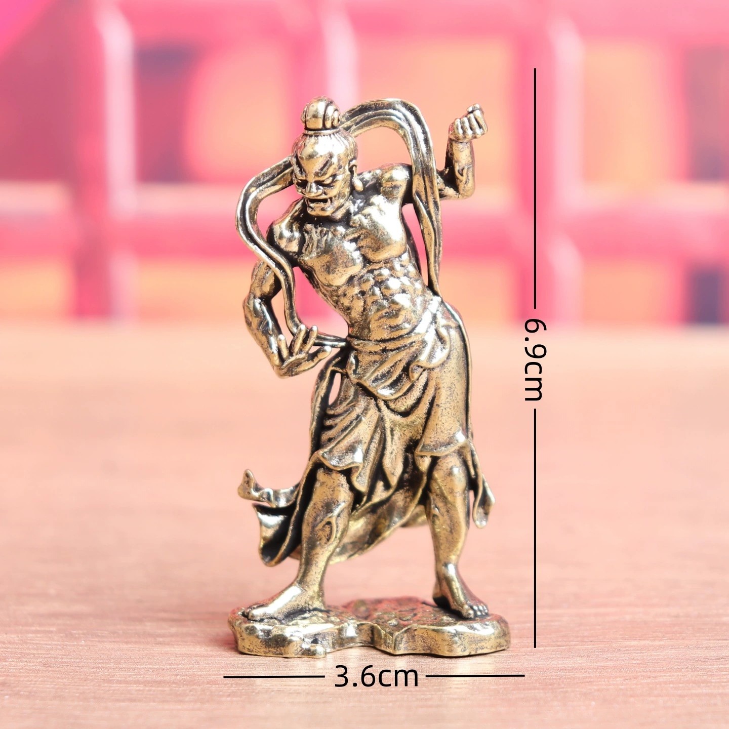 纯黄铜哼哈二将门神复古实心老物件居家装饰桌面茶宠工艺品铜摆件,淘宝优惠券,粉丝福利购,淘宝优惠卷