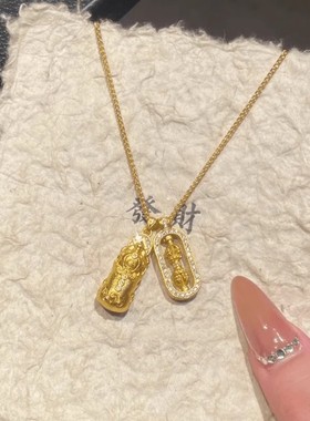 金刚杵小众秋冬毛衣链招财转运项链女貔貅高级感新款配饰轻奢代发