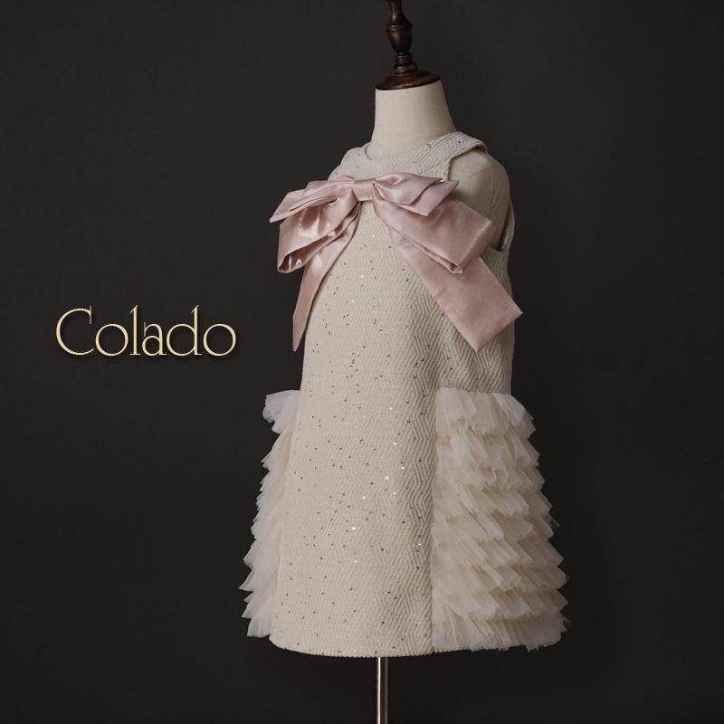 Colado扣诺女童秋冬小香风套装礼服两件套生日公主裙主持人表演装,淘宝优惠券,粉丝福利购,淘宝优惠卷
