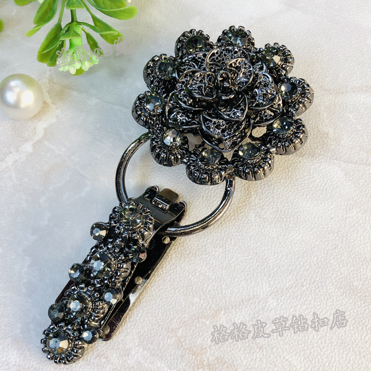 貂皮裘皮皮草大衣水貂水钻扣子纽扣 高档新款领口装饰鸭嘴扣009,淘宝优惠券,粉丝福利购,淘宝优惠卷