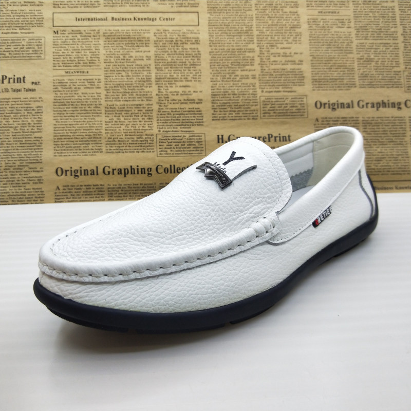 撤柜清仓真皮头层牛皮软底一脚蹬防滑豆豆鞋浅口驾车鞋休闲男皮鞋,淘宝优惠券,粉丝福利购,淘宝优惠卷