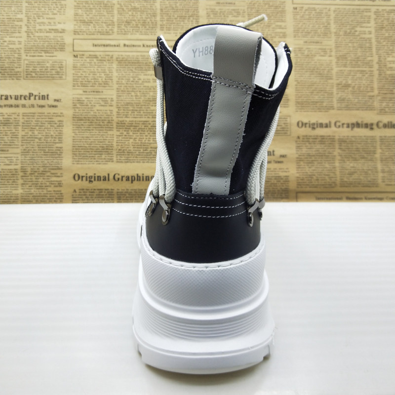 撤柜厚底轻便防滑厚底圆头高帮休闲帆布鞋圆头帅气潮流男鞋工装鞋,淘宝优惠券,粉丝福利购,淘宝优惠卷