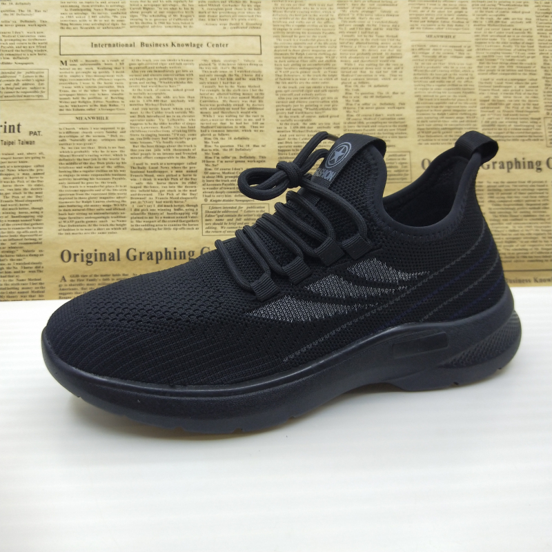 撤柜清仓飞织休闲运动鞋真皮鞋垫跑步鞋软底轻便防滑休闲百搭女鞋 - 图0