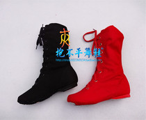 Jazz Dance Shoes Plus High Canvas Folk Dance Shoes Dance Boots Skills Shoes Soft Bottom Modern High Bunch Dance Shoes