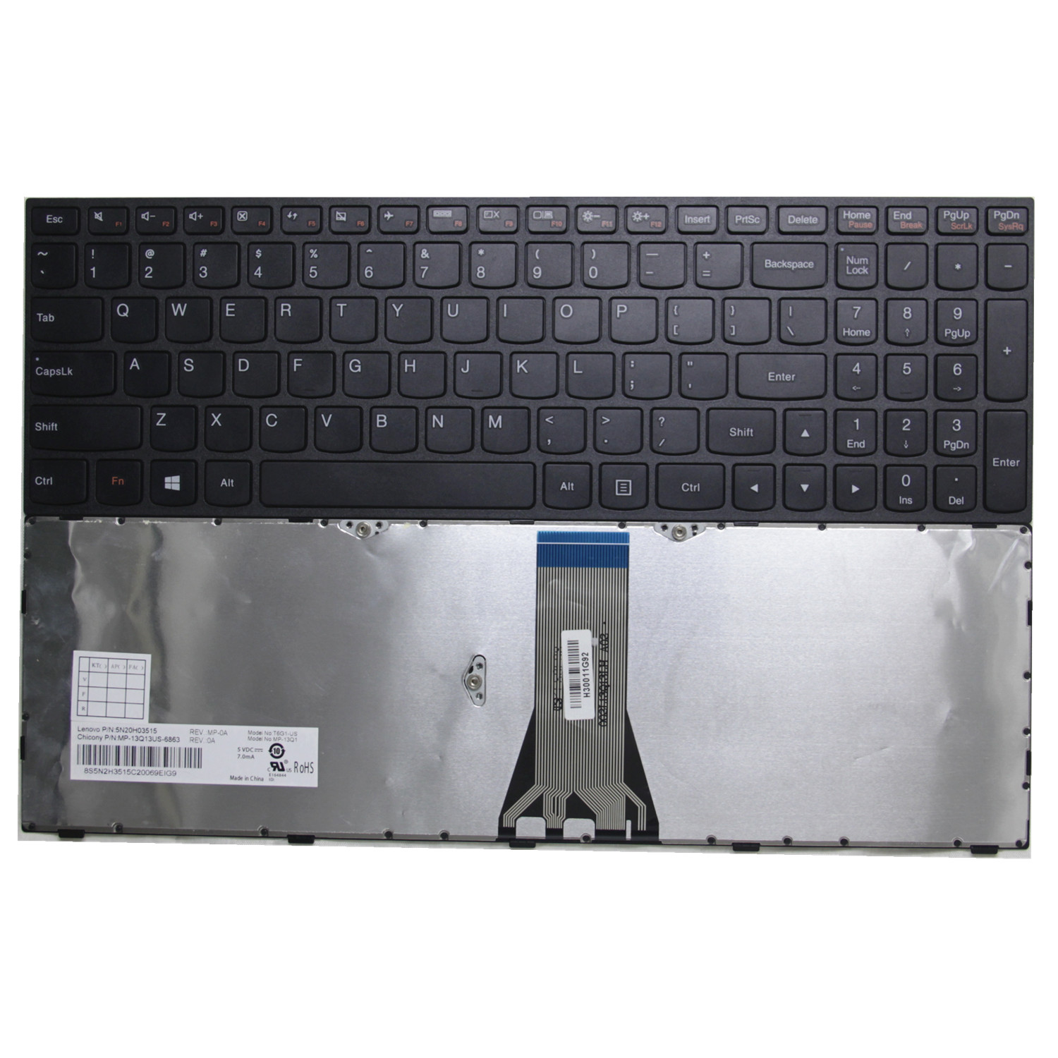 适用联想G50 Z51 N50 B50 B51 M51 Z50 V2000 V4000 FLEX2-15键盘-图1