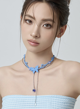 Starfire水晶小众女锁骨链