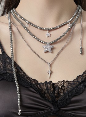 Starfire仿珍珠复古女项链