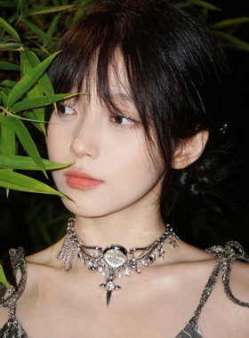 Starfire钛钢重工女复古颈链