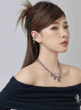 Starfire铜合金女锁骨链