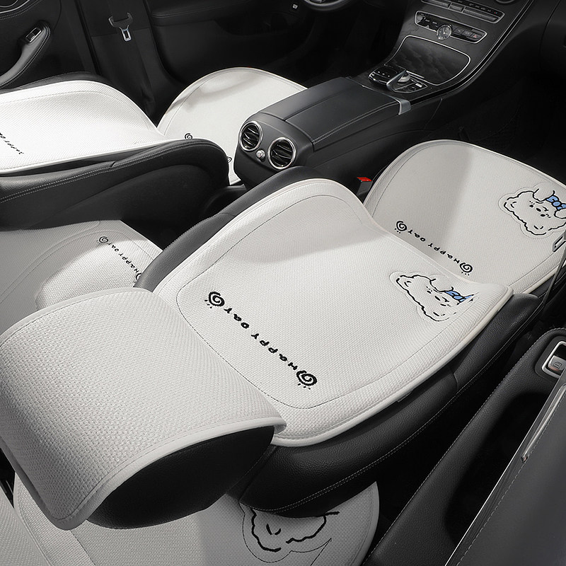 Suitable for Lynk & Co 03/06/02/08/09 car seat cushion universal summer linen new energy sports half-pack seat cover