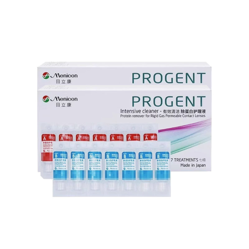 Menicon美尼康AB液RGP硬性隐形眼镜护理液角膜ok镜目立康除蛋白TF - 图2