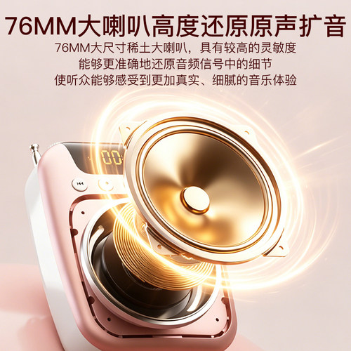 十度S358小蜜蜂教师专用扩音器上课无线耳麦克风户外摆摊叫卖喇叭 - 图2