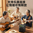 十度H12无线音响户外广场舞音箱家用K歌麦克风话筒家庭ktv卡拉ok