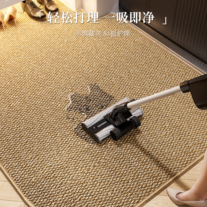 2025新款地垫入户门高级防滑固定专用免洗入户玄关地毯彷剑麻垫子,淘宝优惠券,粉丝福利购,淘宝优惠卷
