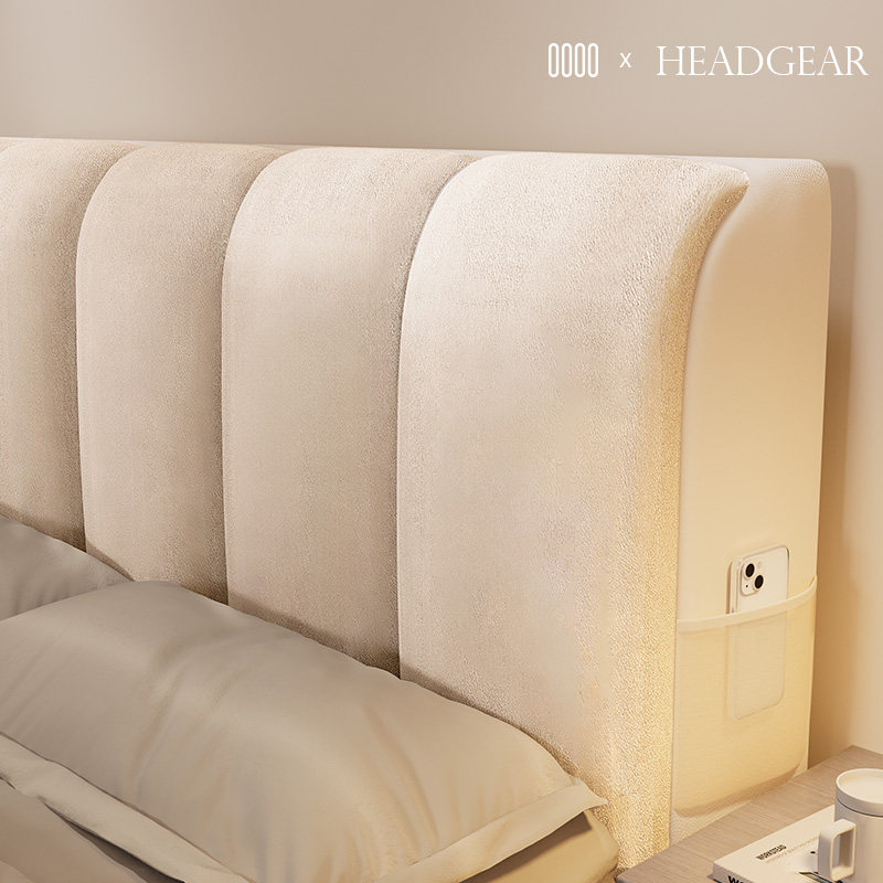 加厚夹棉高级感床头套罩防尘罩万能通用木床靠背软包全包2024新款,淘宝优惠券,粉丝福利购,淘宝优惠卷