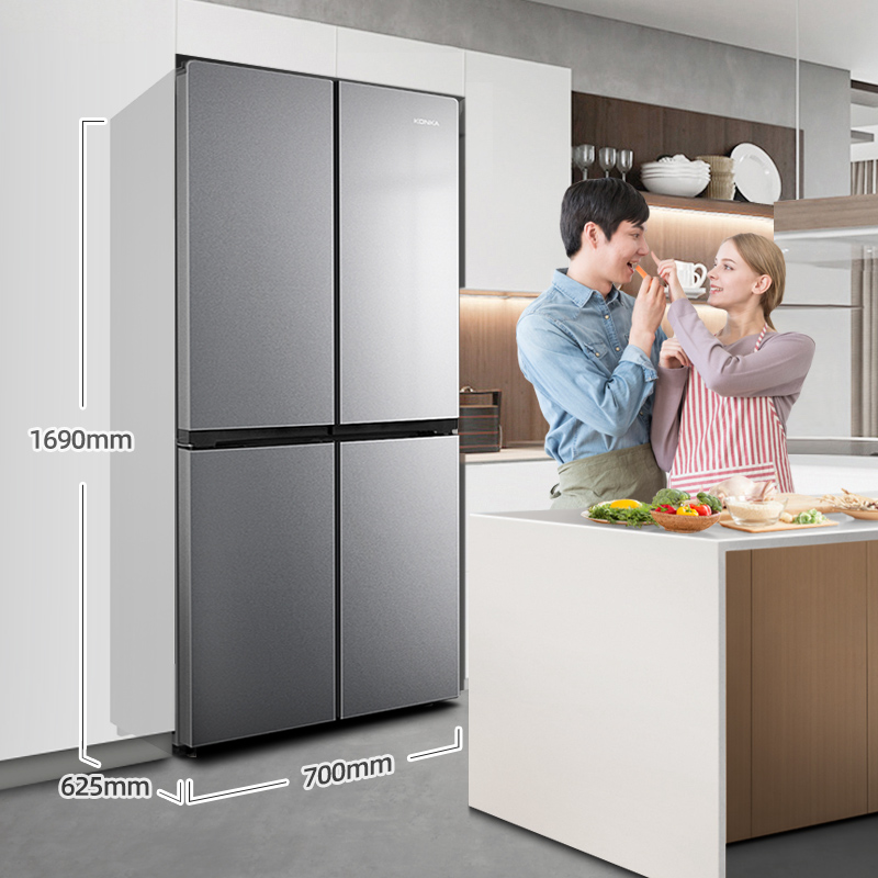 Konka side-by-side refrigerator household four-door energy-saving slim