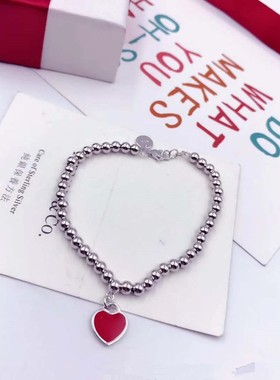 鼠年纯银幸运手链情人节礼物