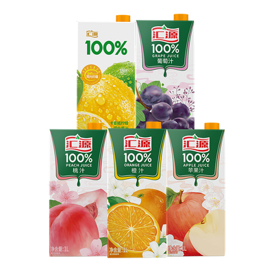 【汇源】纯果汁饮料1L*2盒