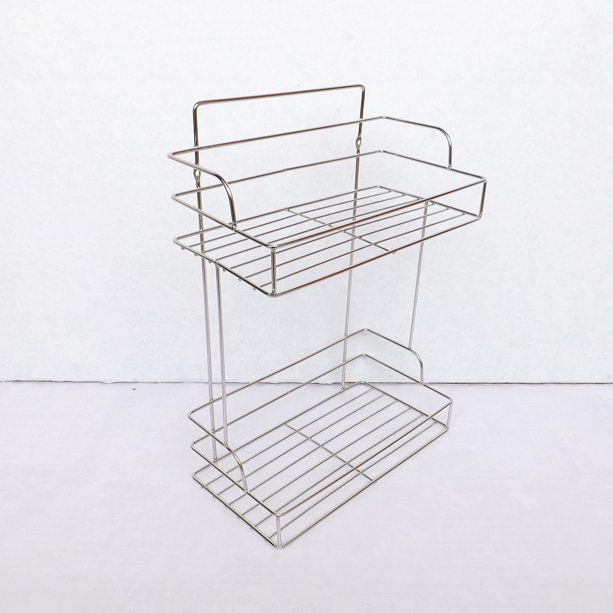 置物架挂壁式实心不锈钢角架简约卫生间厨房浴室收纳整理架三角架 - 图2