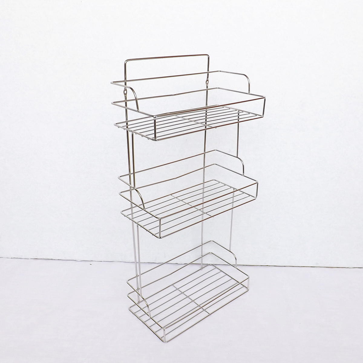 置物架挂壁式实心不锈钢角架简约卫生间厨房浴室收纳整理架三角架 - 图3