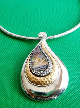 欧美风饰品水晶钻淘金币项圈