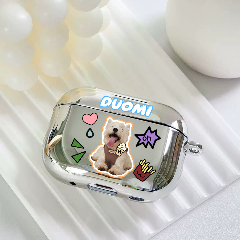 定制宠物猫狗AirPodsPro2代3代保护套软壳透明耳机壳AirPods2代,淘宝优惠券,粉丝福利购,淘宝优惠卷