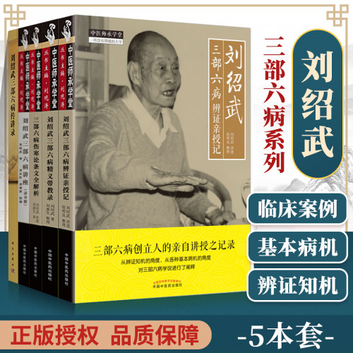 正版刘绍武医学系列5本 三部六病传讲录+三部六病精义带教录+三部六病辨证亲授记+三部六病讲座+三部六病伤寒论条文全解析中医书籍 - 图2