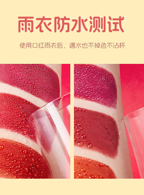 原装正品兰奕 细跟口红雨衣不沾杯抖音网红豆沙姨妈色化妆品包邮