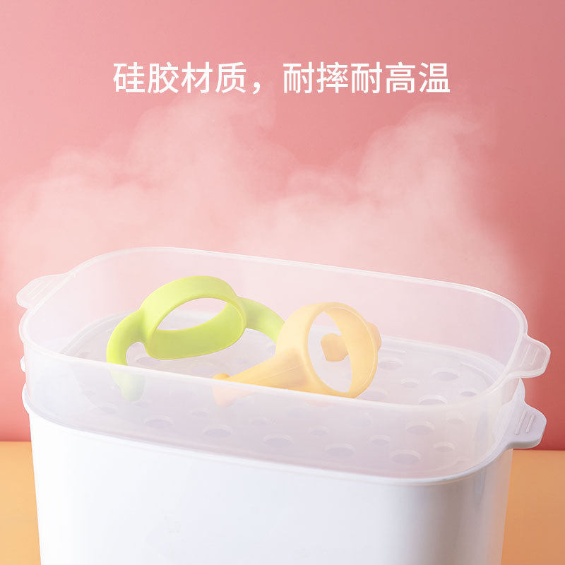 适配贝亲宽口径奶瓶手柄硅胶把手握柄抓握扶手学饮杯吸管配件通用,淘宝优惠券,粉丝福利购,淘宝优惠卷