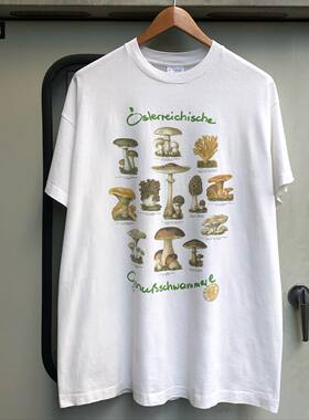 Autismss宝藏屋 好物推荐！蘑菇高级感穿搭宽松上衣短袖T恤情侣装