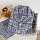 ຊຸດນອນ plaid gauze ຝ້າຍຍ້ອມຜູ້ຊາຍ